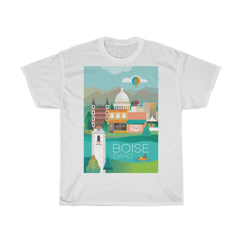 BOISE UNISEX HEAVY COTTON TEE