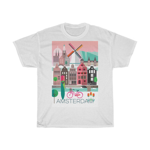 AMSTERDAM UNISEX HEAVY COTTON TEE