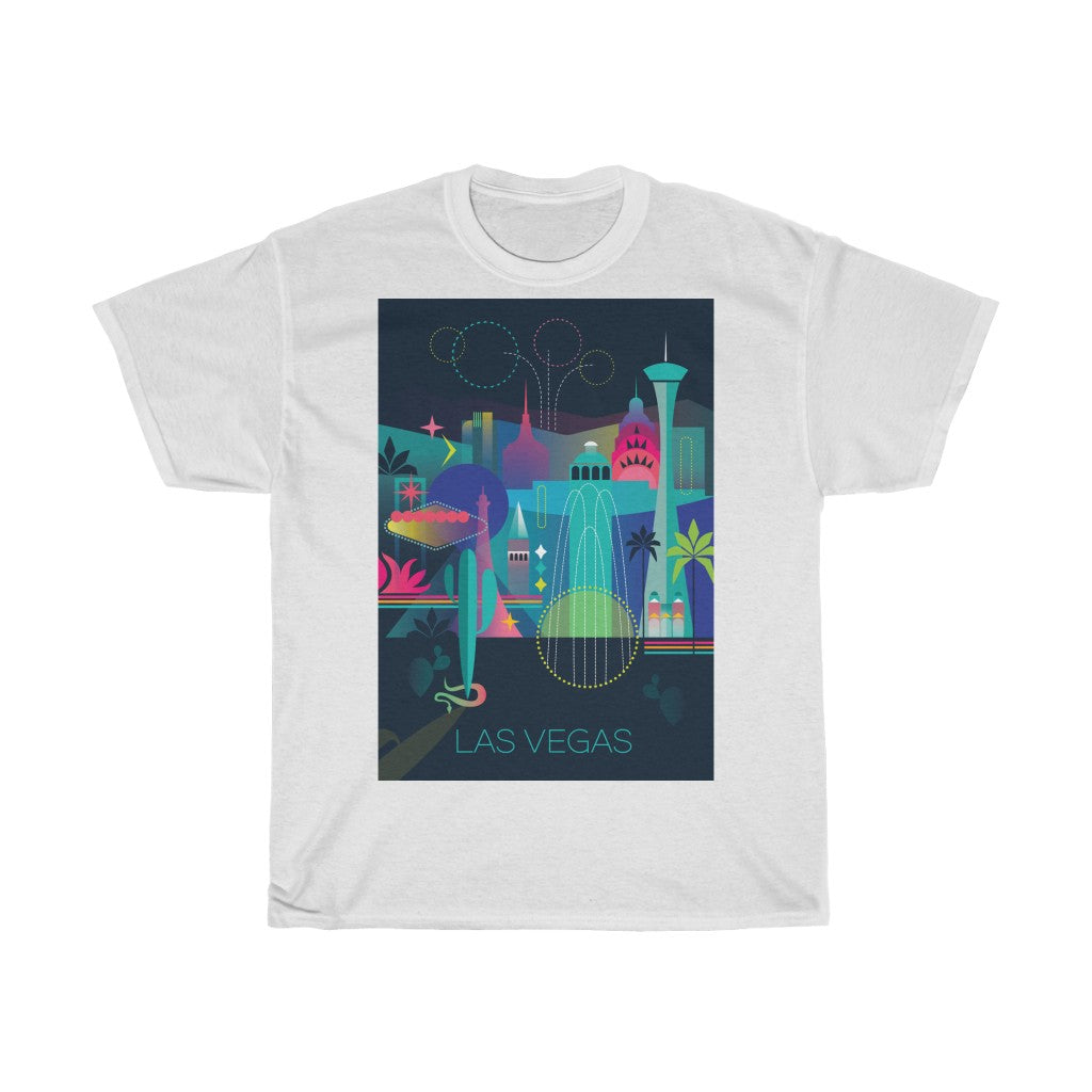 LAS VEGAS UNISEX HEAVY COTTON TEE