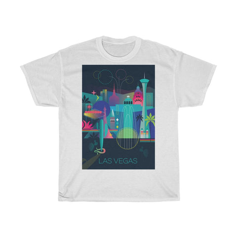 LAS VEGAS UNISEX HEAVY COTTON TEE