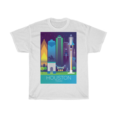 HOUSTON UNISEX HEAVY COTTON TEE