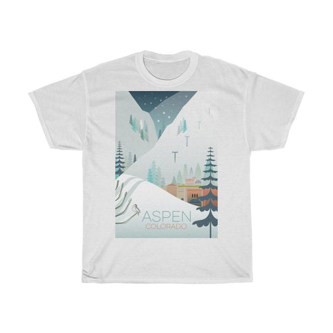 ASPEN UNISEX HEAVY COTTON TEE