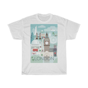 LONDON UNISEX HEAVY COTTON TEE