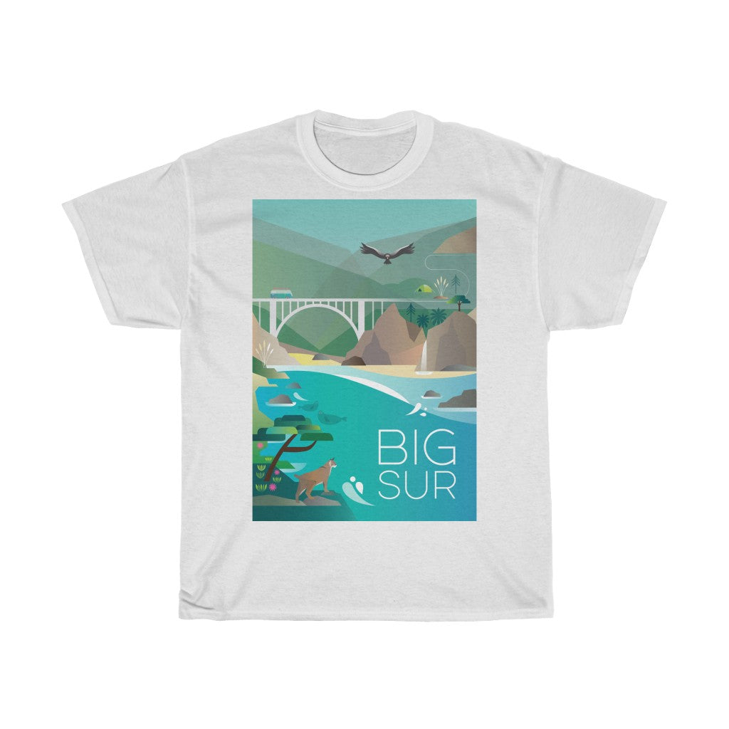 BIG SUR UNISEX HEAVY COTTON TEE