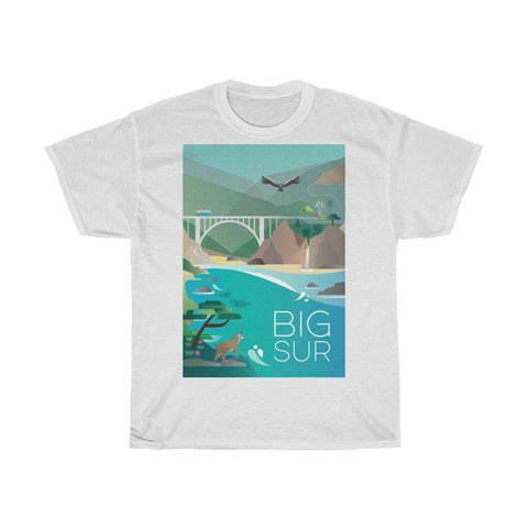 BIG SUR UNISEX HEAVY COTTON TEE