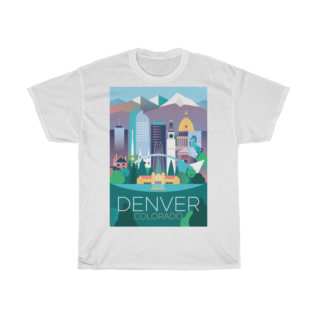 DENVER UNISEX HEAVY COTTON TEE