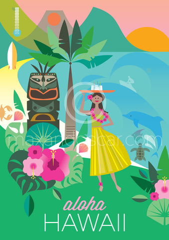 HAWAII ALOHA PRINT