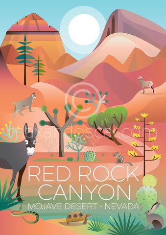 RED ROCK CANYON PRINT