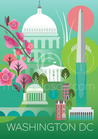 WASHINGTON DC PRINT