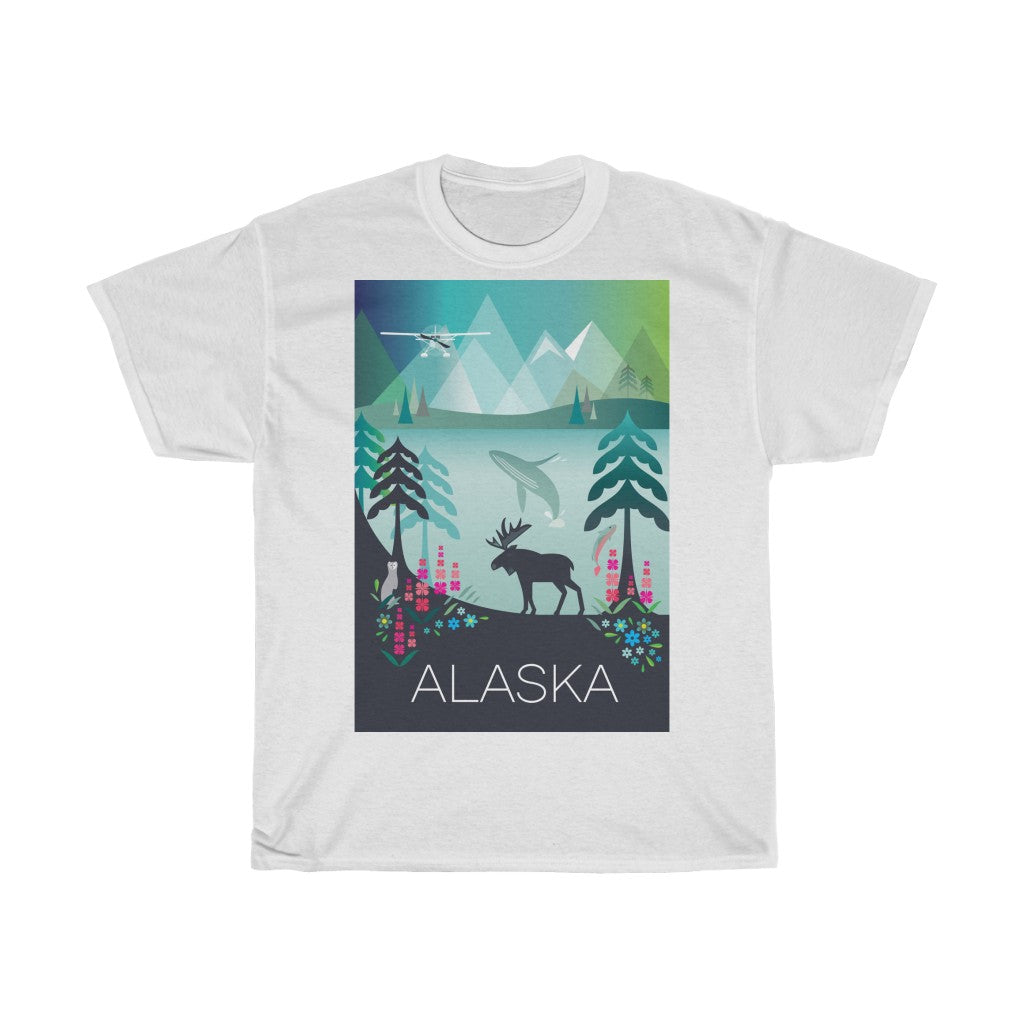 ALASKA UNISEX HEAVY COTTON TEE