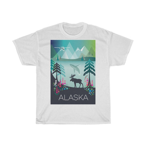 ALASKA UNISEX HEAVY COTTON TEE