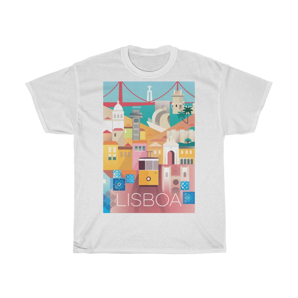 LISBOA UNISEX HEAVY COTTON TEE