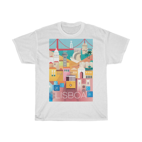 LISBOA UNISEX HEAVY COTTON TEE