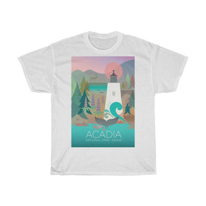 ACADIA NATIONAL PARK UNISEX HEAVY COTTON TEE